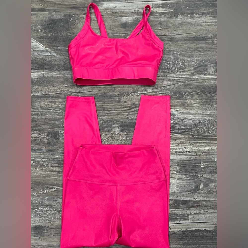 Carbon38 hot pink shimmery set
